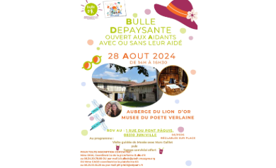 image flyer bulle d'r : bulle dépaysante 