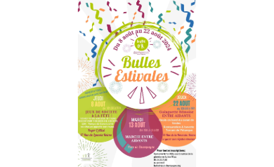 Affiche bulles estivales de bulle d'r